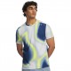 Under Armour T-Shirt Running Ua Velociti Pro Print Nero Navy Argento Uomo