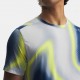 Under Armour T-Shirt Running Ua Velociti Pro Print Nero Navy Argento Uomo