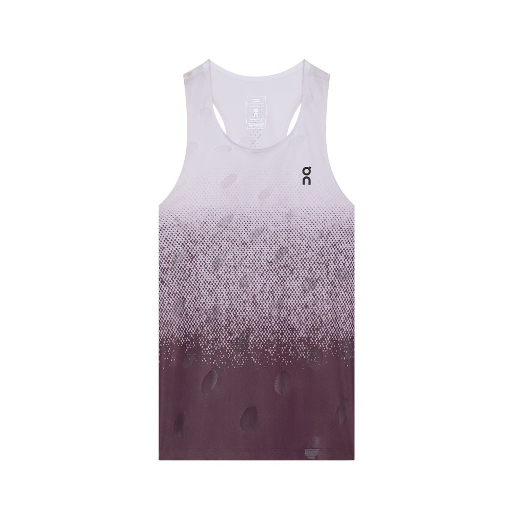 On Canotta Running Zero Foxgiove Bianco Donna