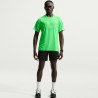 Nike T-shirt RunningStride Verde Spark Argento Uomo