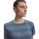 Under Armour T-Shirt Running Ua Velociti Blu Wind Donna