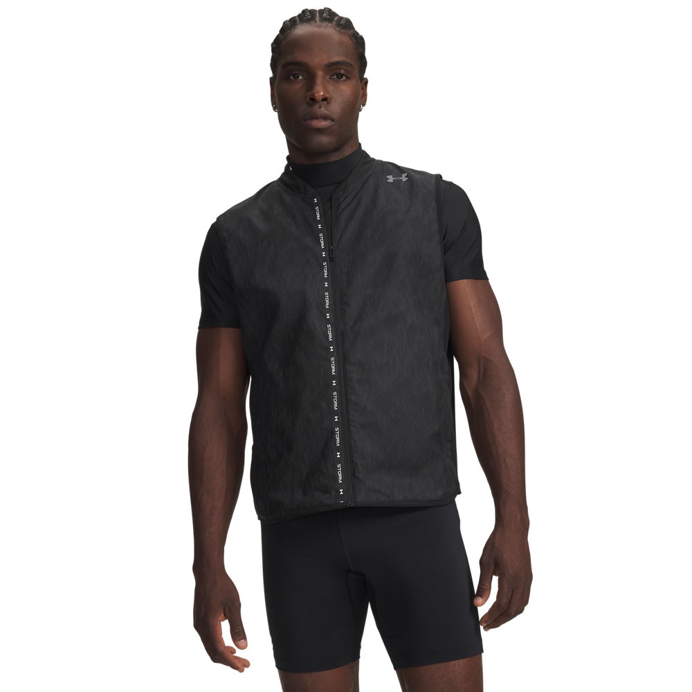 Under Armour Gilet Running Ua Velociti Cstorm Ultimate Nero Uomo