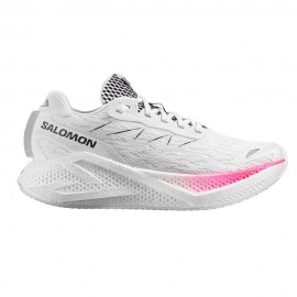 Salomon Aero Glide 4 Bianco Rosa Nero - Scarpe Running Donna
