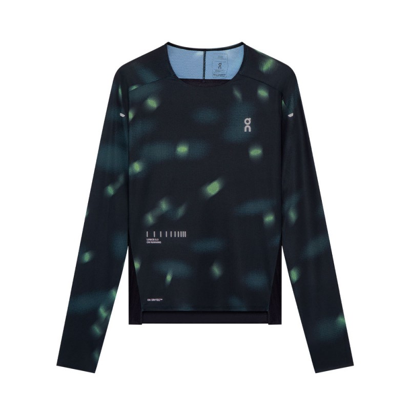 On Maglia Running Performance Lumos Nero Eclipse Donna