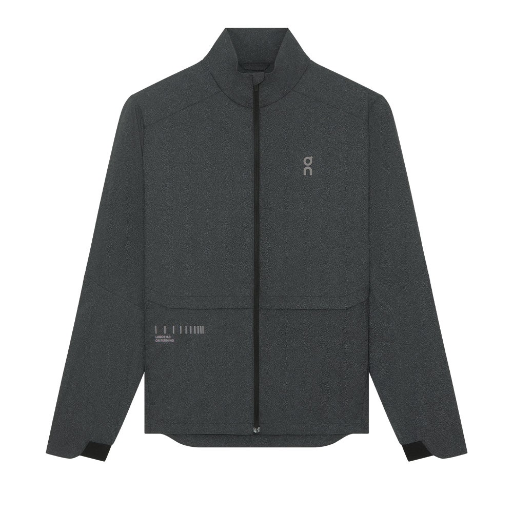 On Giacca Running Weather Lumos Nero Eclipse Donna