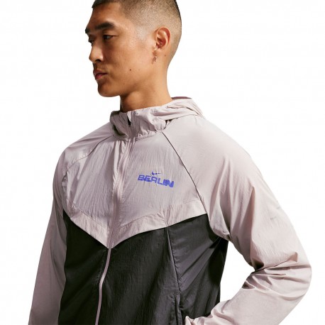 Nike Giacca Running Stride Marathon College Grigio Uomo