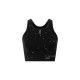 On Performance Crop Lumos Nero Eclipse Donna