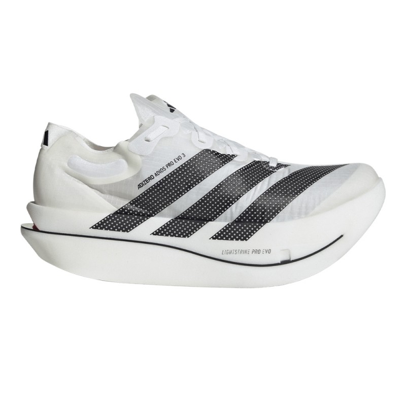 Adidas ADIZERO Adios Pro Evo 3 Bianco Nero - Scarpe Running Uomo