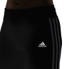 ADIDAS leggings running 7/8 3 stripes nero donna