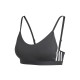 ADIDAS reggiseno sportivo 3 stripes lato nero donna