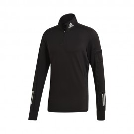 ADIDAS maglia running manica lunga own warm nero uomo