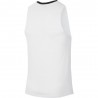 Nike Canotta Runnig Dri-Fit Miler Bianco Grigio Uomo