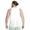 Nike Canotta Runnig Dri-Fit Miler Bianco Grigio Uomo