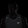 Nike Canotta Runnig Dri-Fit Miler Bianco Grigio Uomo