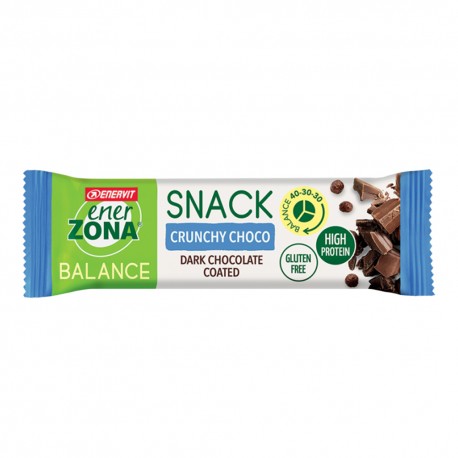 Enervit Barretta Proteica Enerzona Snack Cioccolato Crunchy