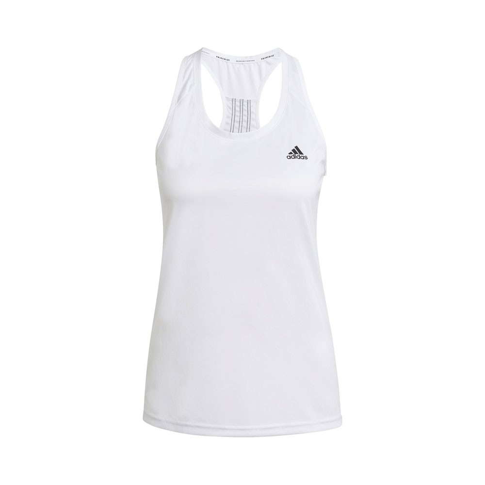 ADIDAS canotta palestra bianco donna