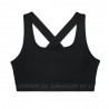 Under Armour Reggiseno Sportivo Cross Back Mid Nero Donna