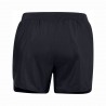 Under Armour Short Running 2in1 Fly By Nero Donna