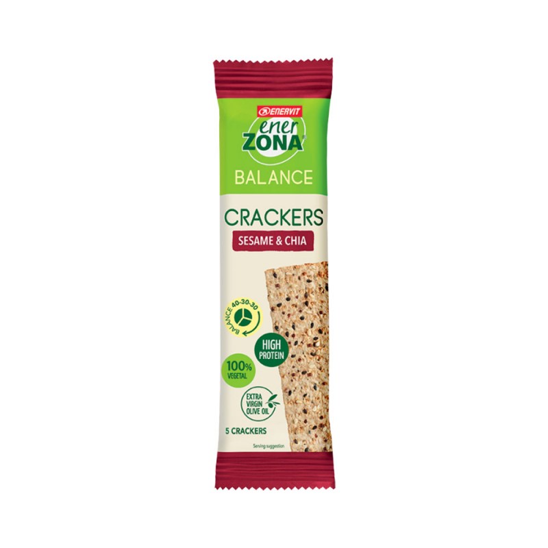 Enervit Crackers Proteici Enerzona Sesamo
