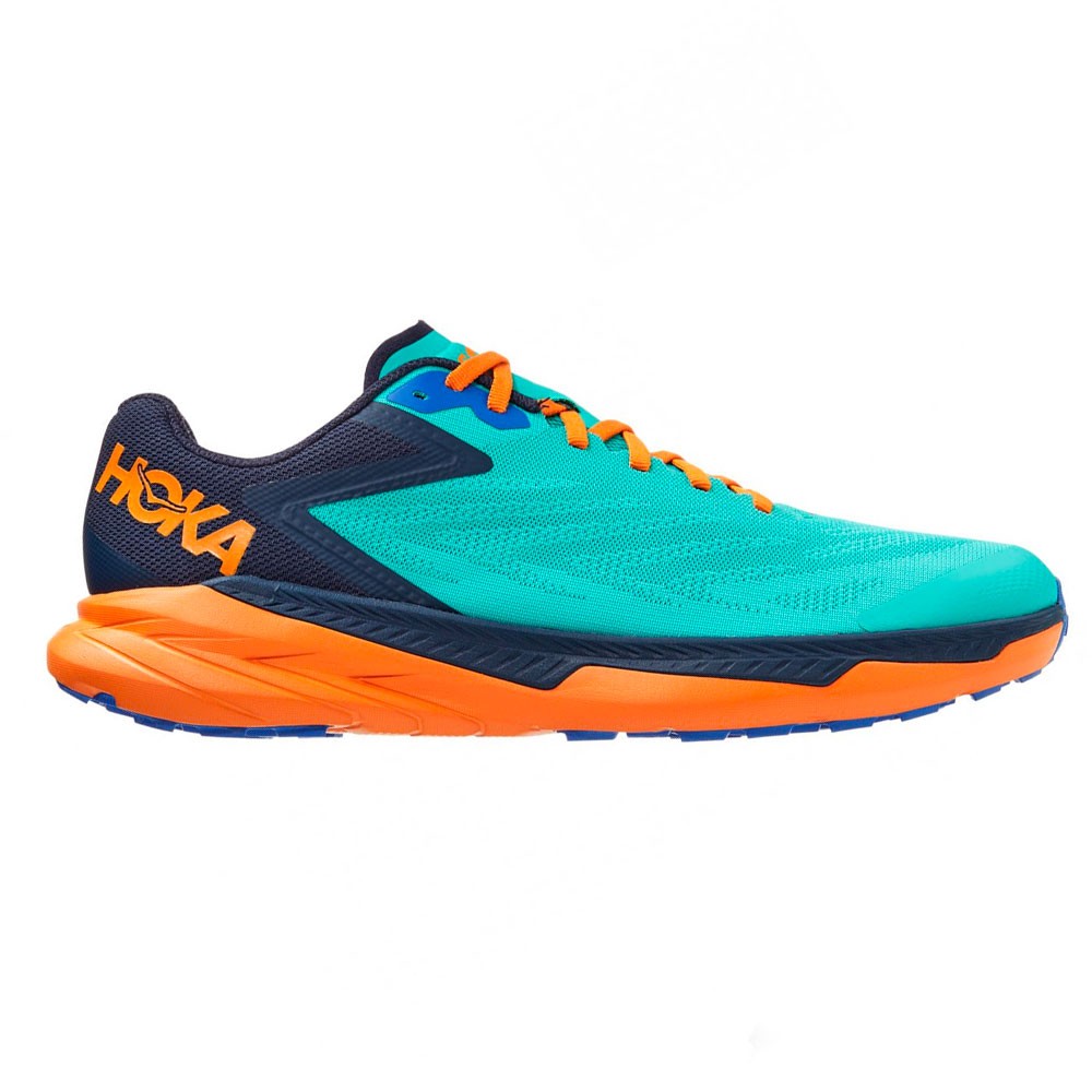 Hoka Scarpe Trail Running Zinal Verde Blu Uomo
