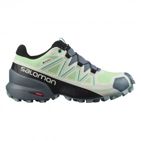 Salomon Scarpe Trail Running Speedcross 5 Gtx Verde Donna