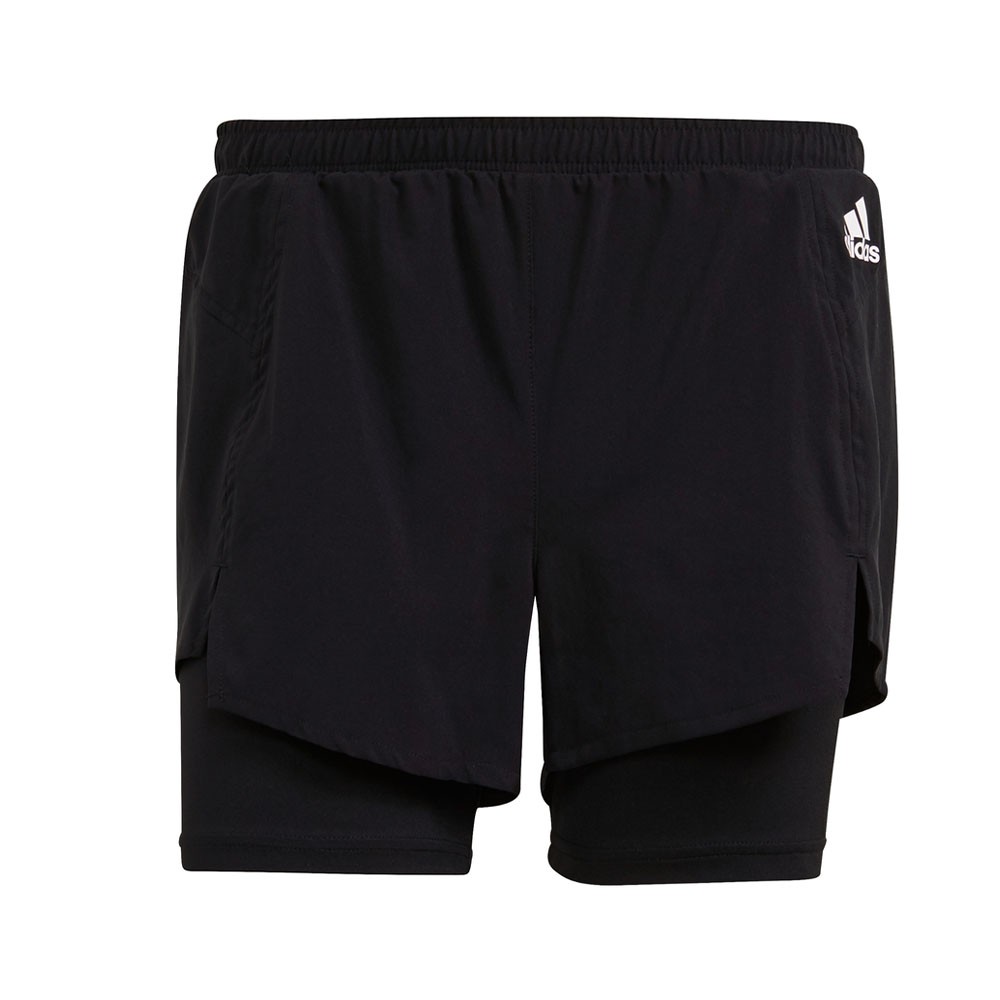 ADIDAS Shorts 2 In 1 Nero Donna