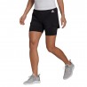 ADIDAS Shorts 2 In 1 Nero Donna