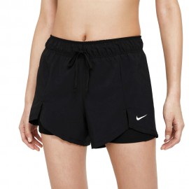 Nike Shorts 2 In 1 Nero Donna