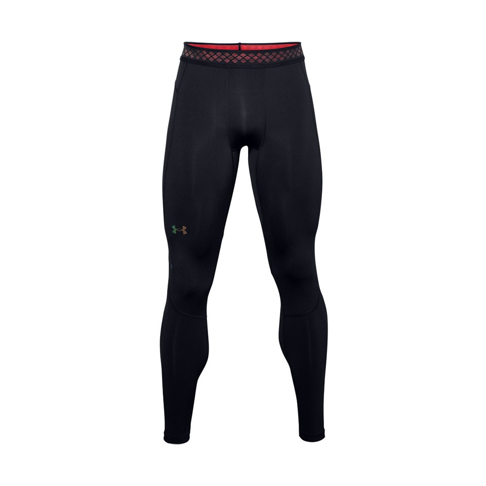 Under Armour Leggings Sportivi Rush Hg Nero Uomo