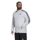 Adidas Giacca Running Marathon 3 Stripe Bianco Nero Uomo