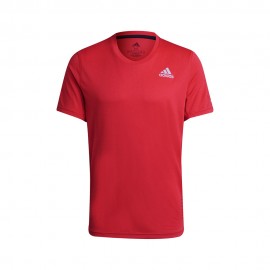 ADIDAS Maglia Running Heat Rdy Rosso Uomo