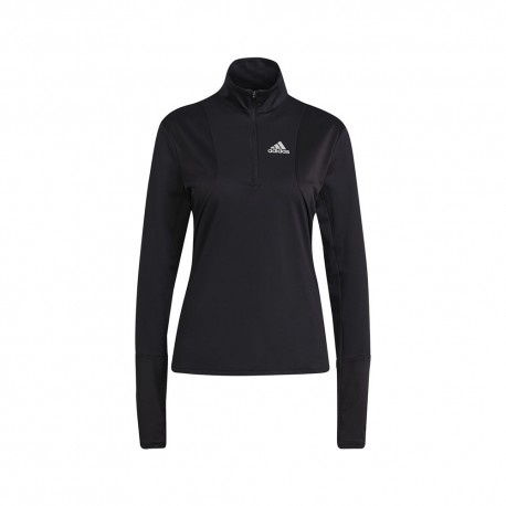 Adidas Maglia Running Hzip Own Nero Donna