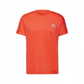 ADIDAS Maglia Running Own Rosso Uomo