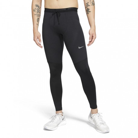 Nike Leggings Running Phenom Elite Nero Reflective Argento Uomo