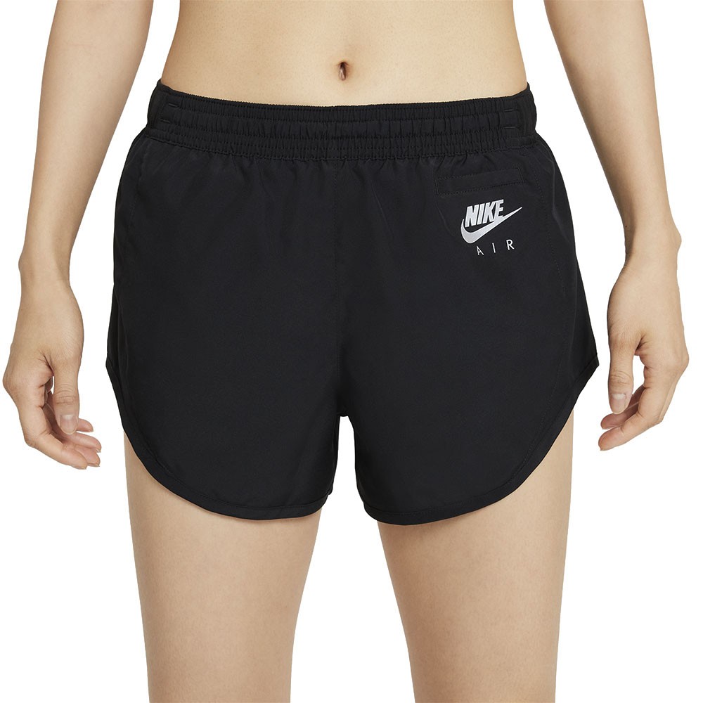 Nike Pantaloncini Running Air Nero Bianco Donna