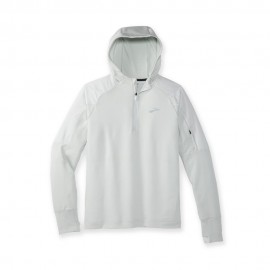 Brooks Felpa Running Notch Thermal Grigio Uomo