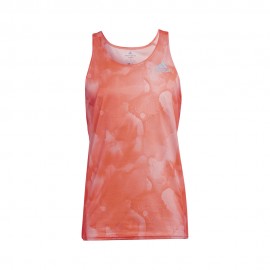 ADIDAS Canotta Running Fast Graphic Rosso Uomo