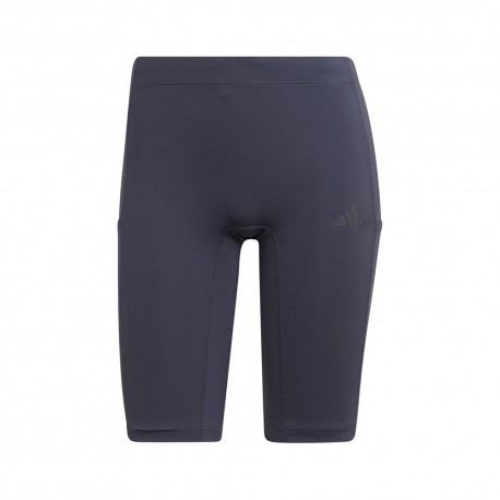 ADIDAS Leggings Running Half Fastimpact Shadow Blu Arancio Donna